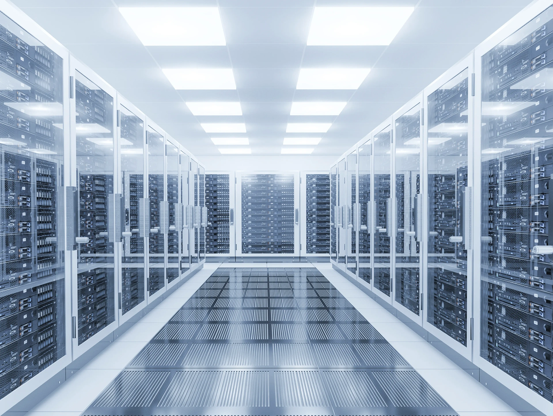 Server-Raum – Sicherheitsarchitektur